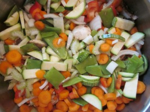 Hong Kong Garden Soup ingredients chopped