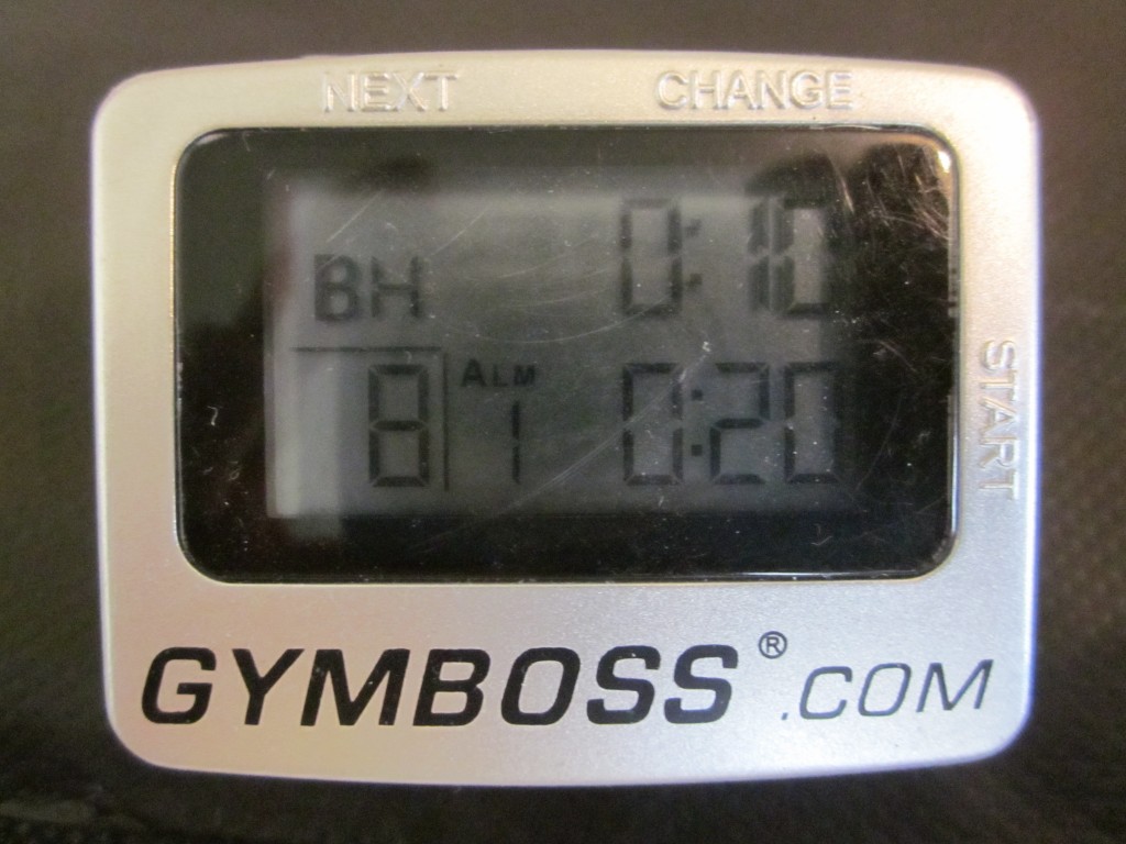 Gymboss interval timer