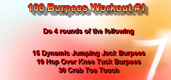 100 burpees 1workout