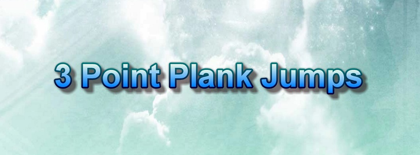 3 Point Plank Jumps