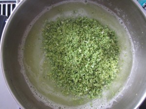 Cream of Broccoli Soup cooking