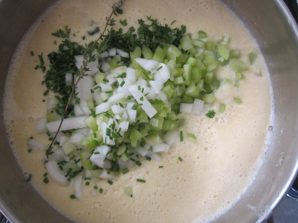 Corn Chowder in pot