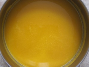 Creamy Butternut Squash Soup - pureed