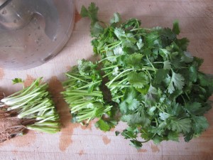 Marinated Kale Salad cilantro