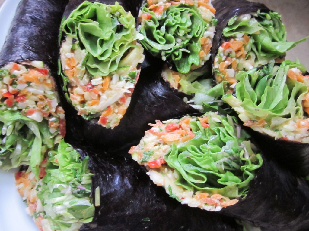 Lots of veggie nori rolls