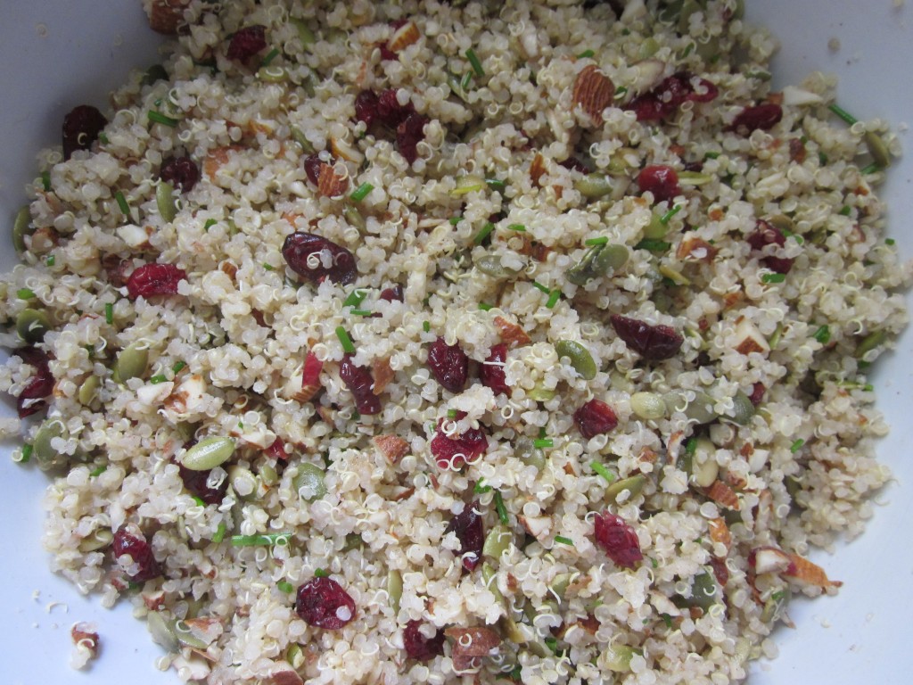 Cranberry Almond Quinoa Salad  