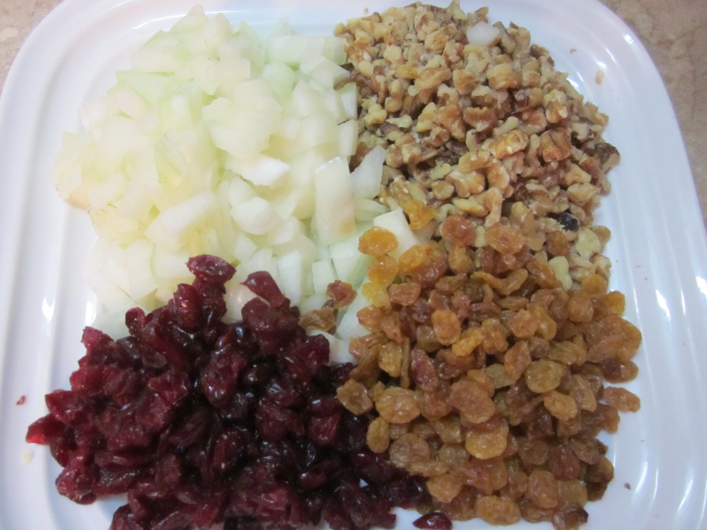 Cranberry Walnut Rice Stuffed Squash ingredients