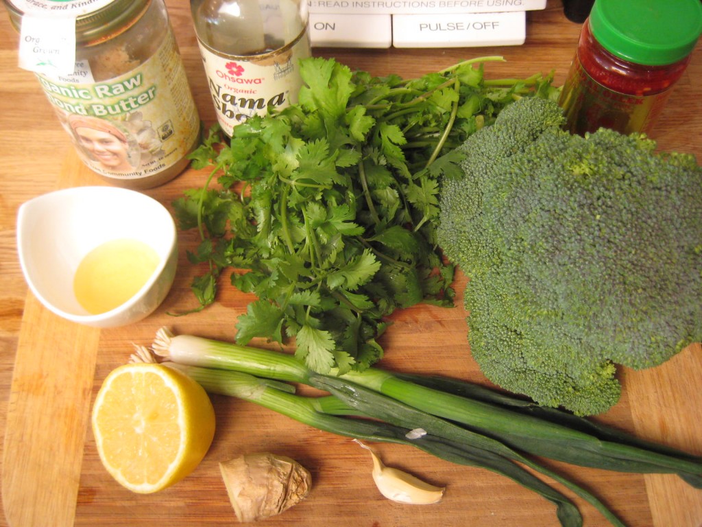 Thai Marinated Broccoli ingredients
