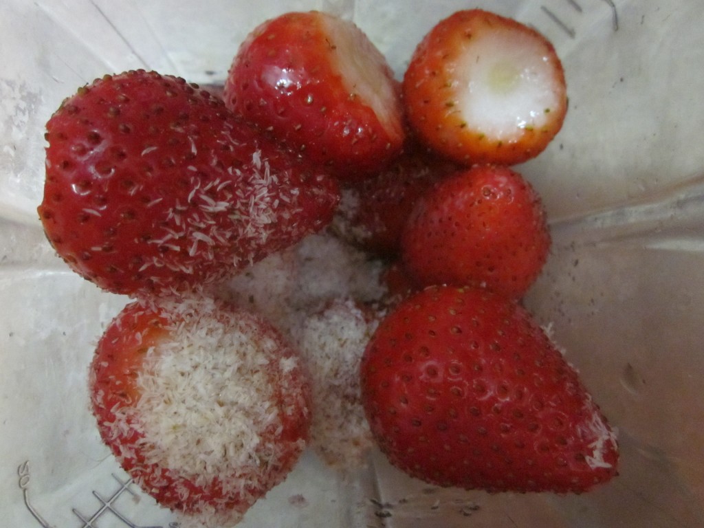 Strawberry Jam in blender