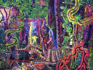 Don Pablo Amaringo Ayahuasca Painting 2