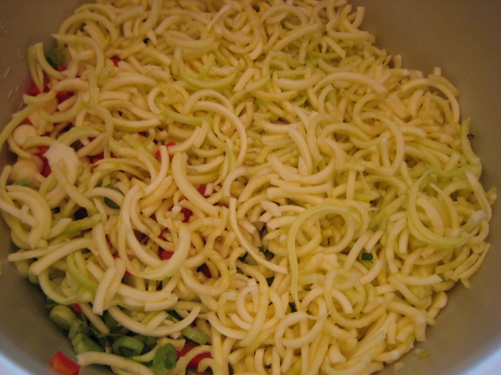 Ansons Sunfire Noodle Soup Recipe - zucchini noodles