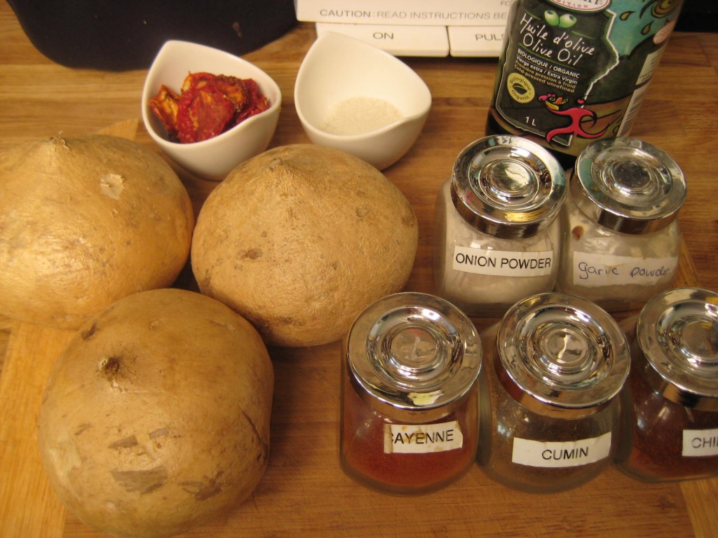 Jicama Fries ingredients