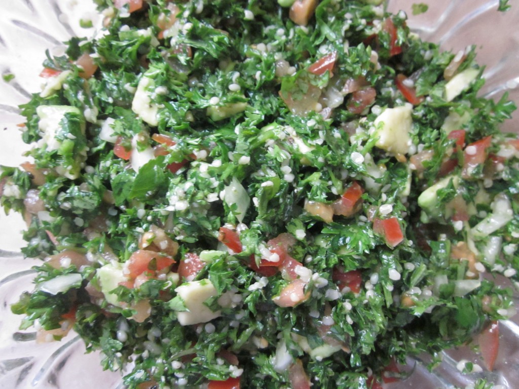 Tabouli Recipe in bowl