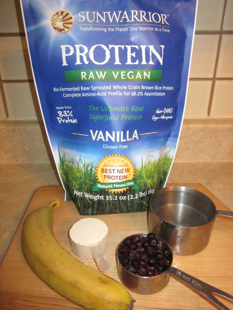 Vegan Protein Shakes - Berry Banana Vegan Protein Shake ingredients