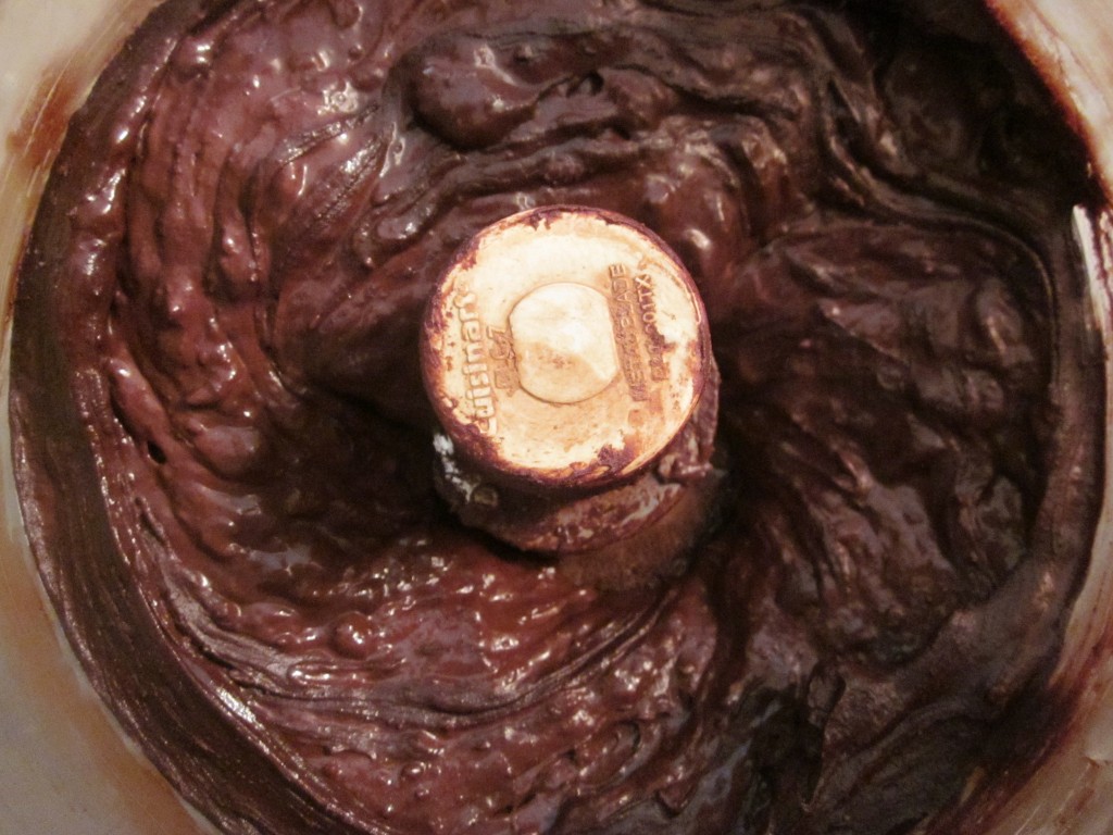 Black Forest Raw Chocolate Ganache Tart Recipe - chocolate ganache processed with cherries