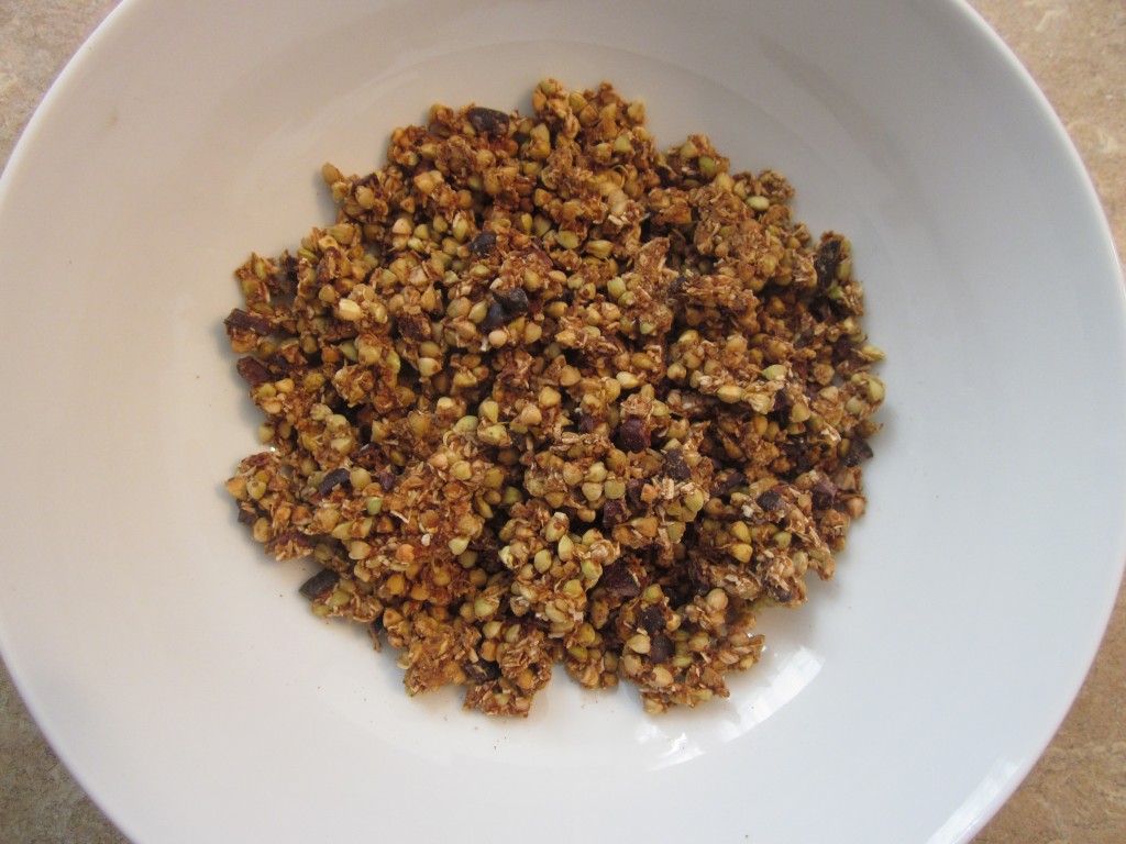 Buckwheaties Raw Cereal - Healthy Breakfast Recipe in bowl