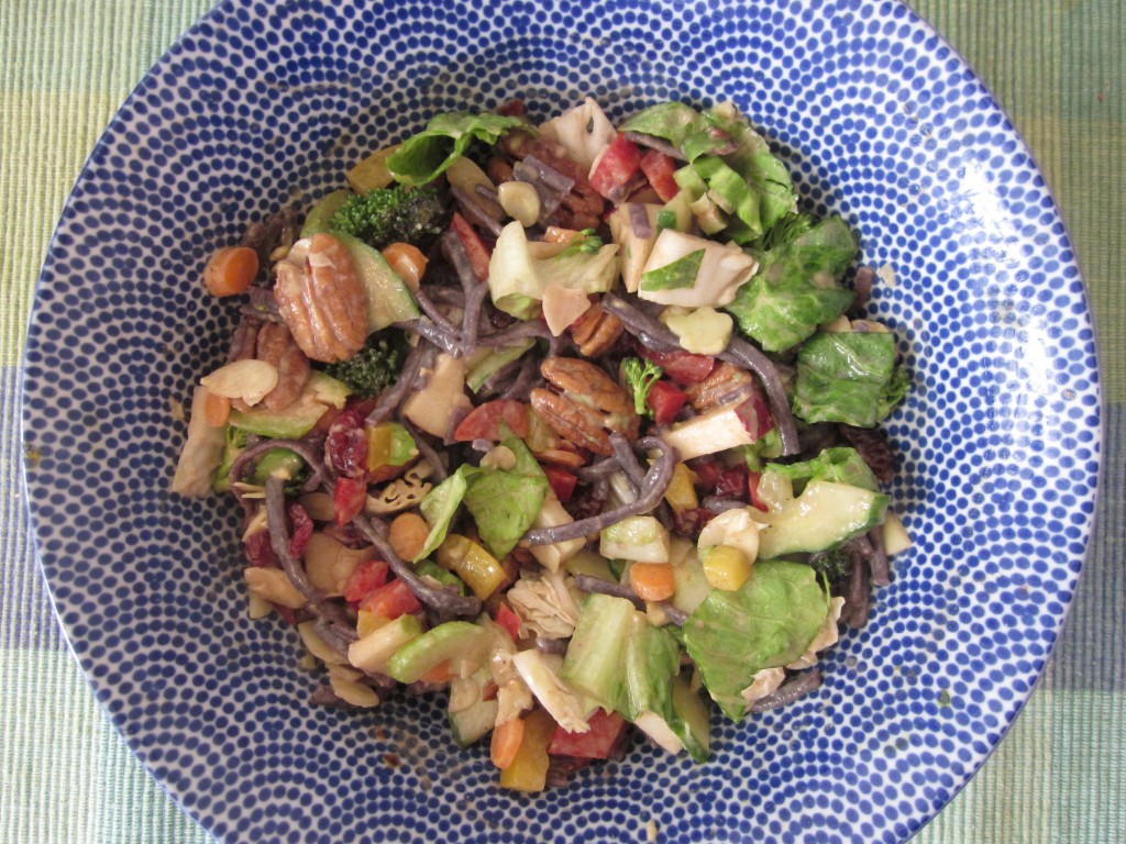 Goddess Bowl 2 with Coconut Lime Salad Dressing Recipe - almost fiinished