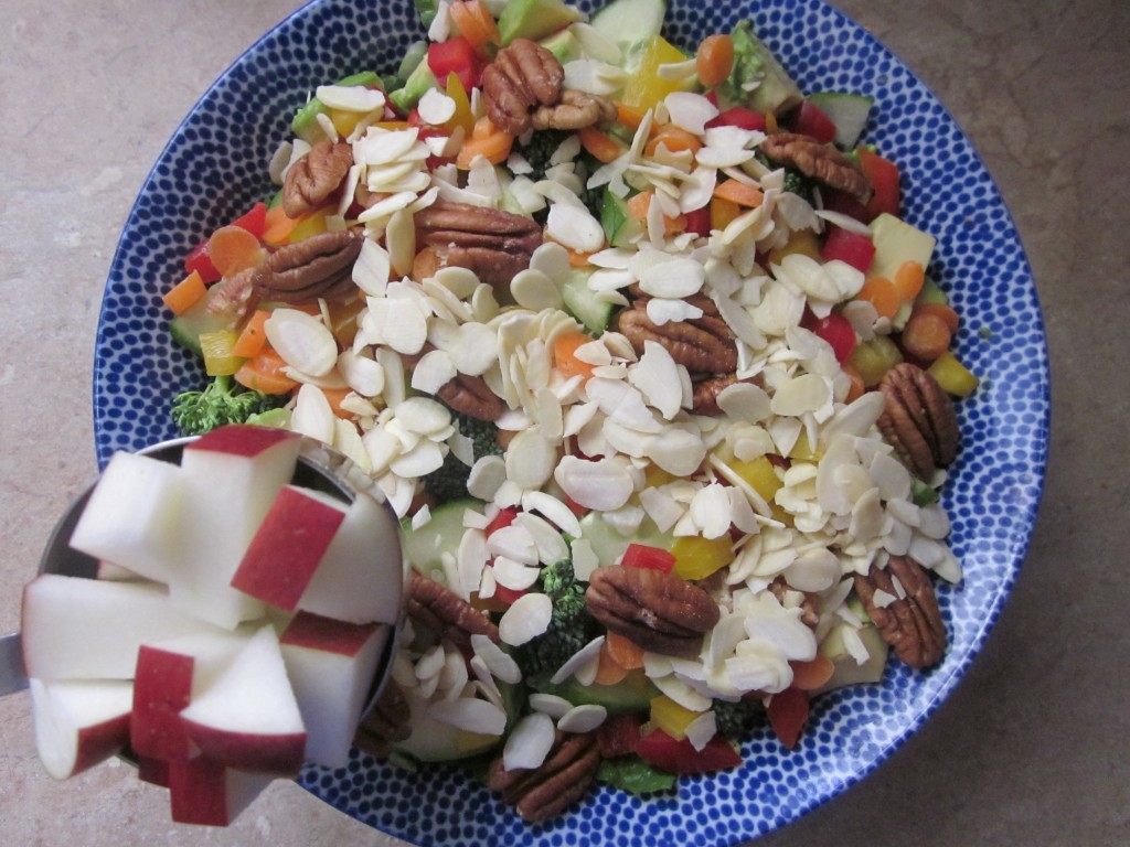 Goddess Bowl 2 with Coconut Lime Salad Dressing Recipe - apple