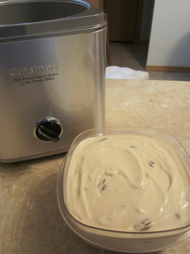 Maple Pecan Raw Vegan Ice Cream Recipe finished 
