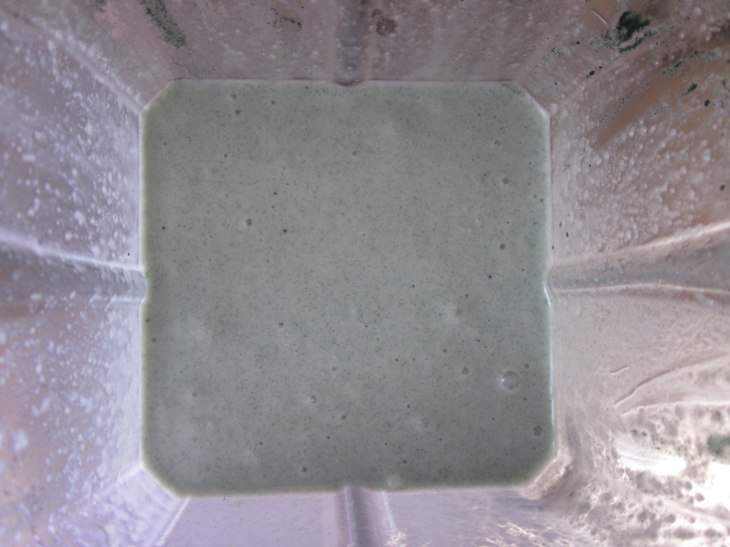 Mint Shamrock Shake Recipe - in blender
