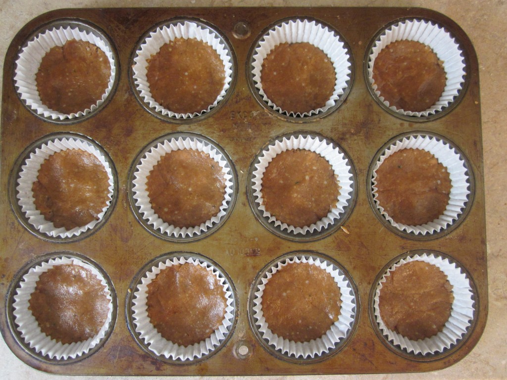 Protein Peanut Butter Cups Recipe - press filling in tray