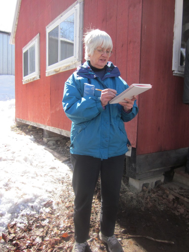 Beamans Maple Sugar Shack mom sketching