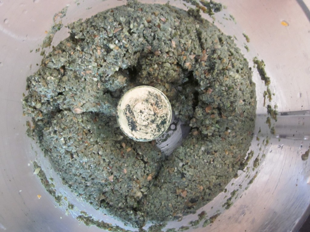 Green Chia Nut Crackers Recipe - all processed