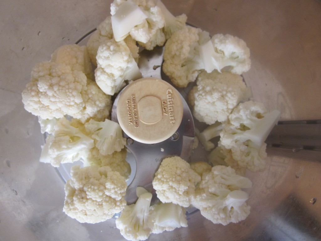 Herbed Cauliflower Couscous Recipe cauliflower in processor