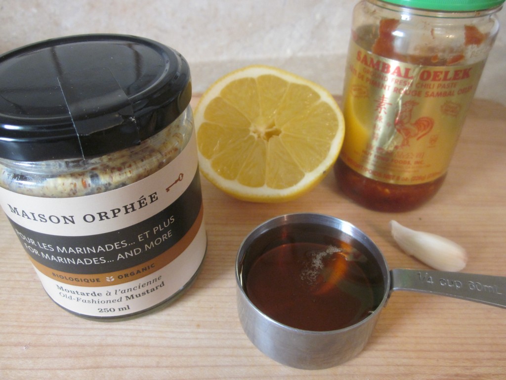 Hot Lemon Garlic Sauce ingredients