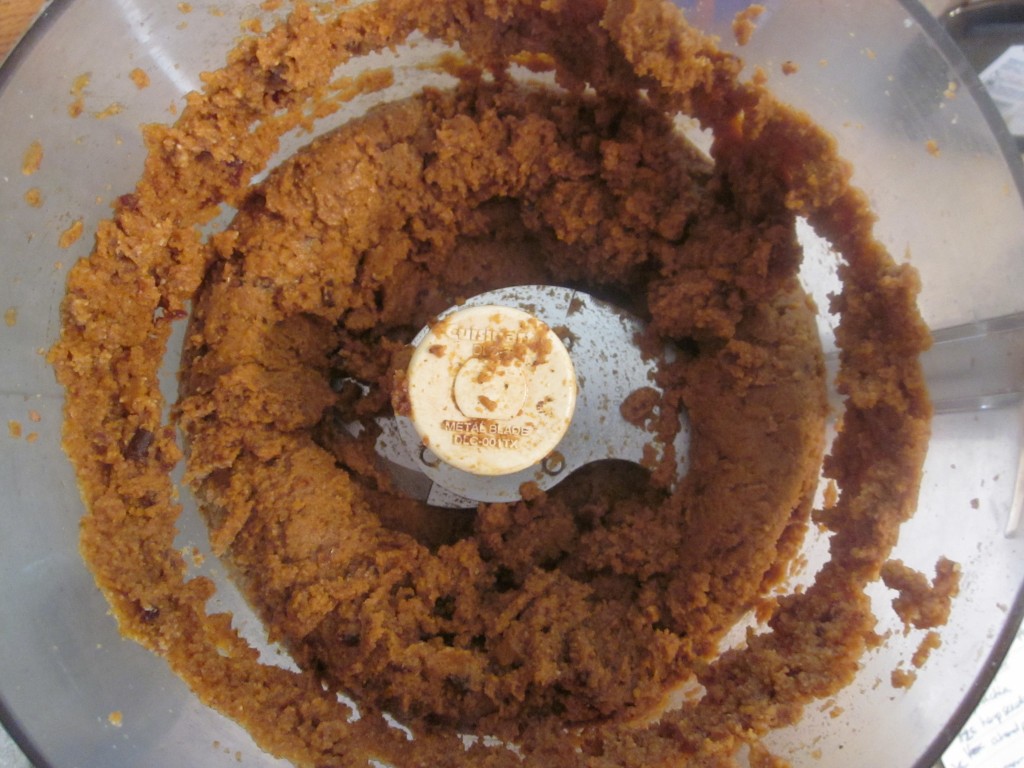 Protein Pumpkin Ginger Cookies Recipe - first ingredients processed