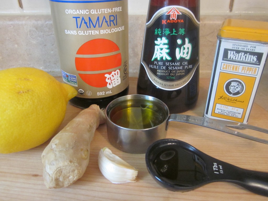 Sesame Ginger Dressing - ingredients