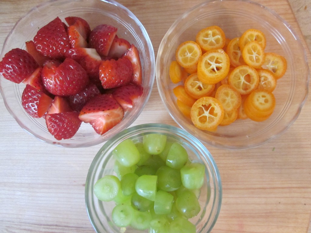 Bliss Fresh Fruit Salad Recipe - slice and dice fruit