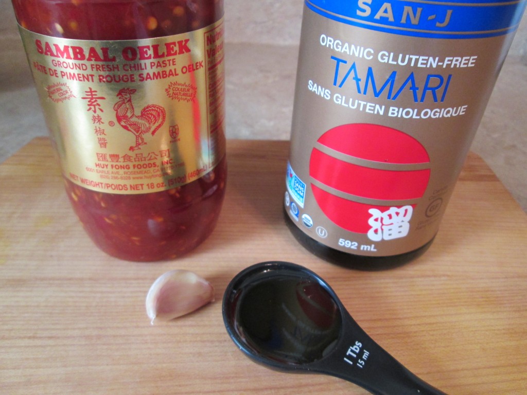 Chili Garlic Sauce Recipe - ingredients