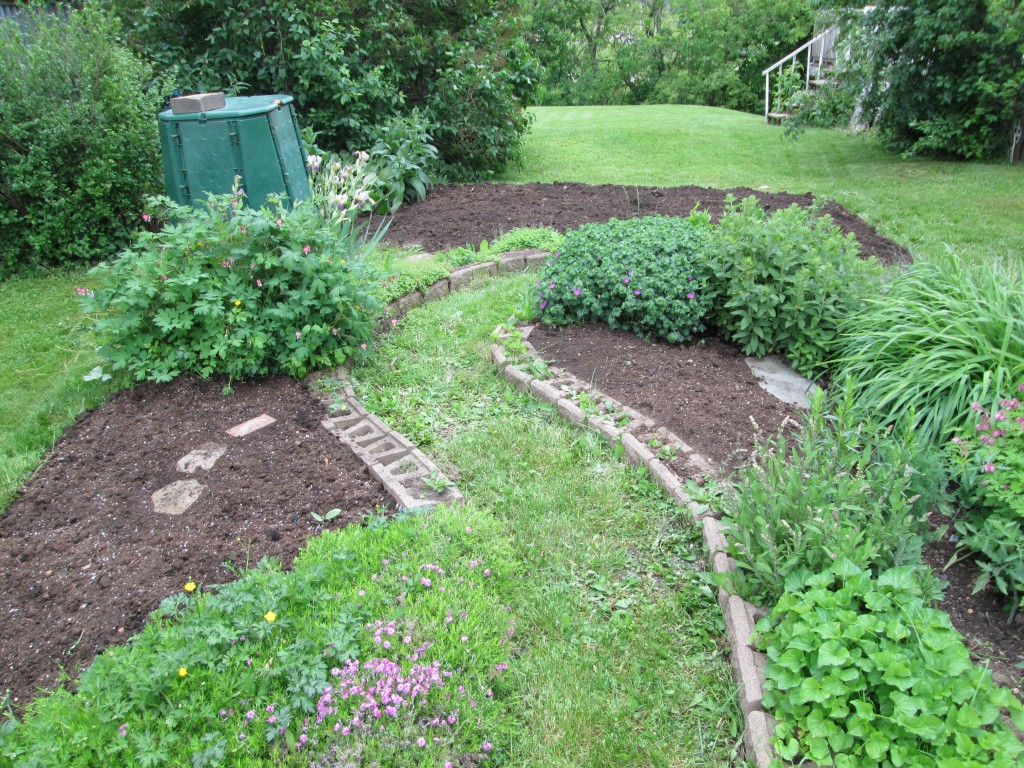 13 05 08 vegetable garden plot 8 more fertilizer mixed in