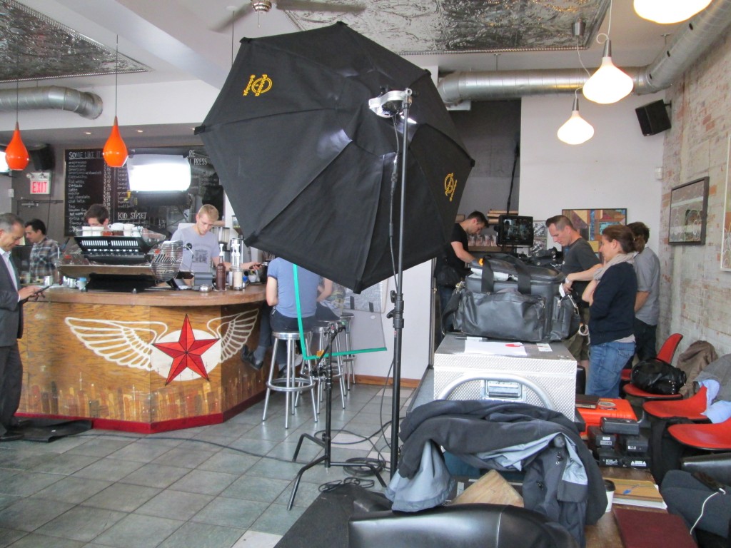 Toronto Trip - filming at the Dark Horse Cafe