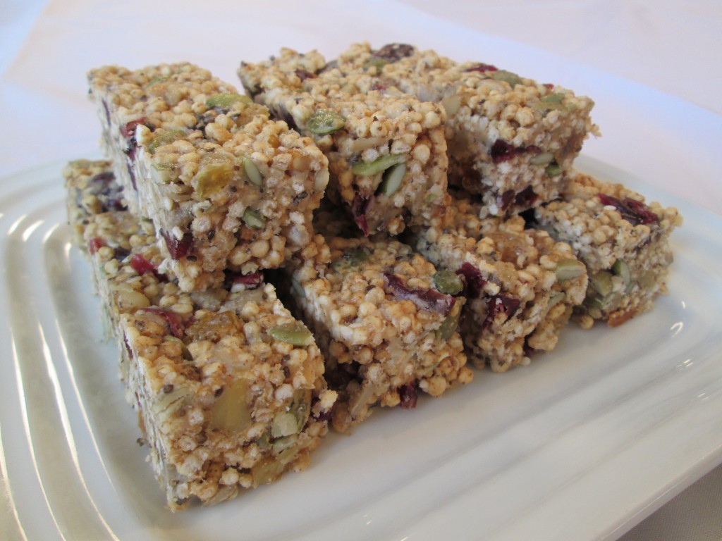 Puffed Quinoa Energy Bars Recipe
