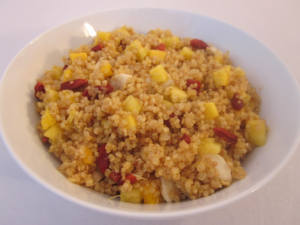 Tropical Sunshine Quinoa Cereal Recipe 