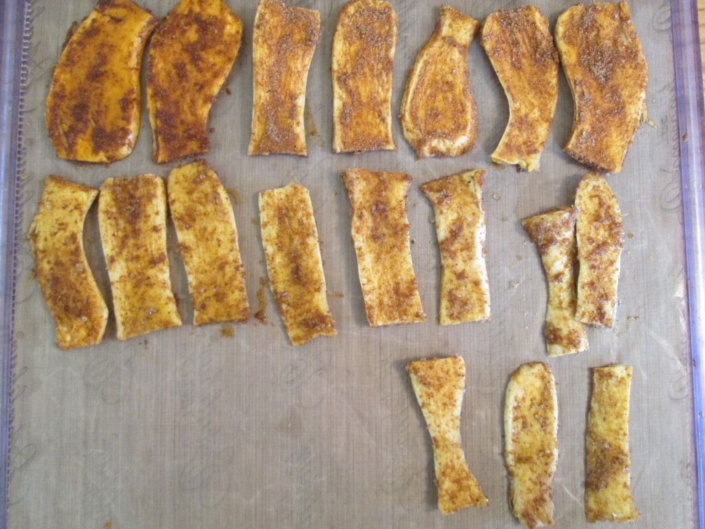 Bacon Salt Recipe and King Oyster Mushroom Bacon -lay on teflex