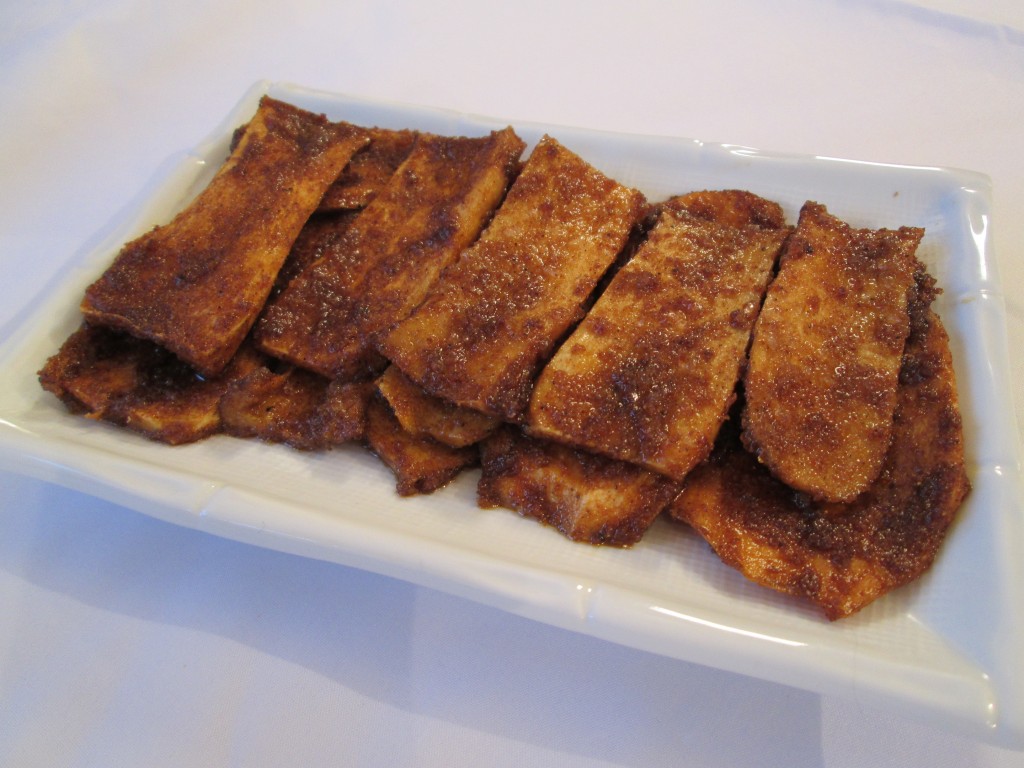 Bacon Salt Recipe and King Oyster Mushroom Bacon -plated