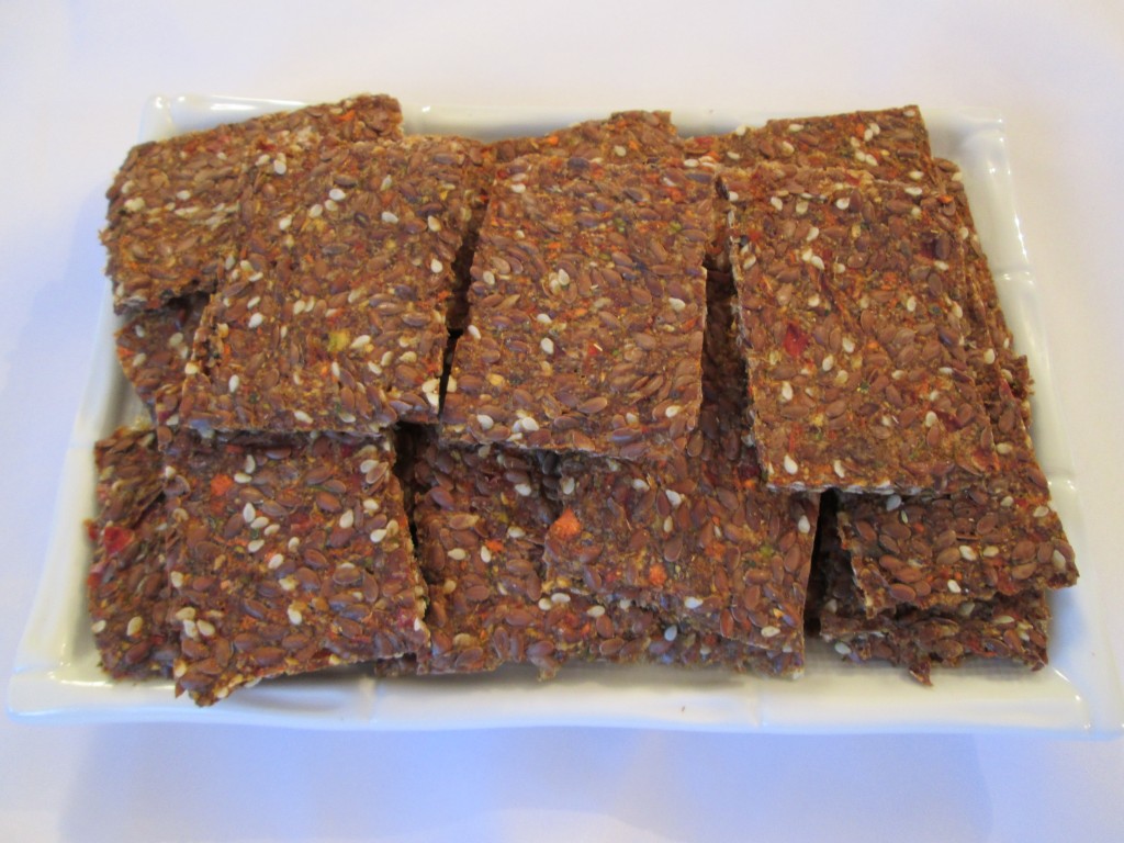 Dragon Flax Crackers Recipe ready