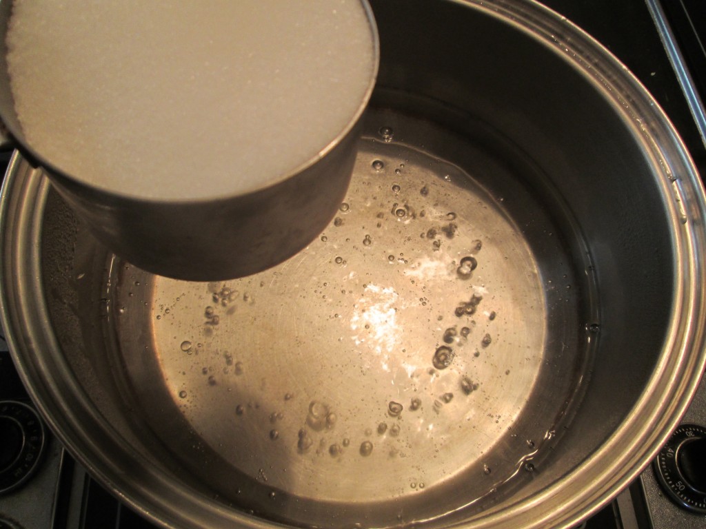 Kombucha Recipe - 1 add sugar