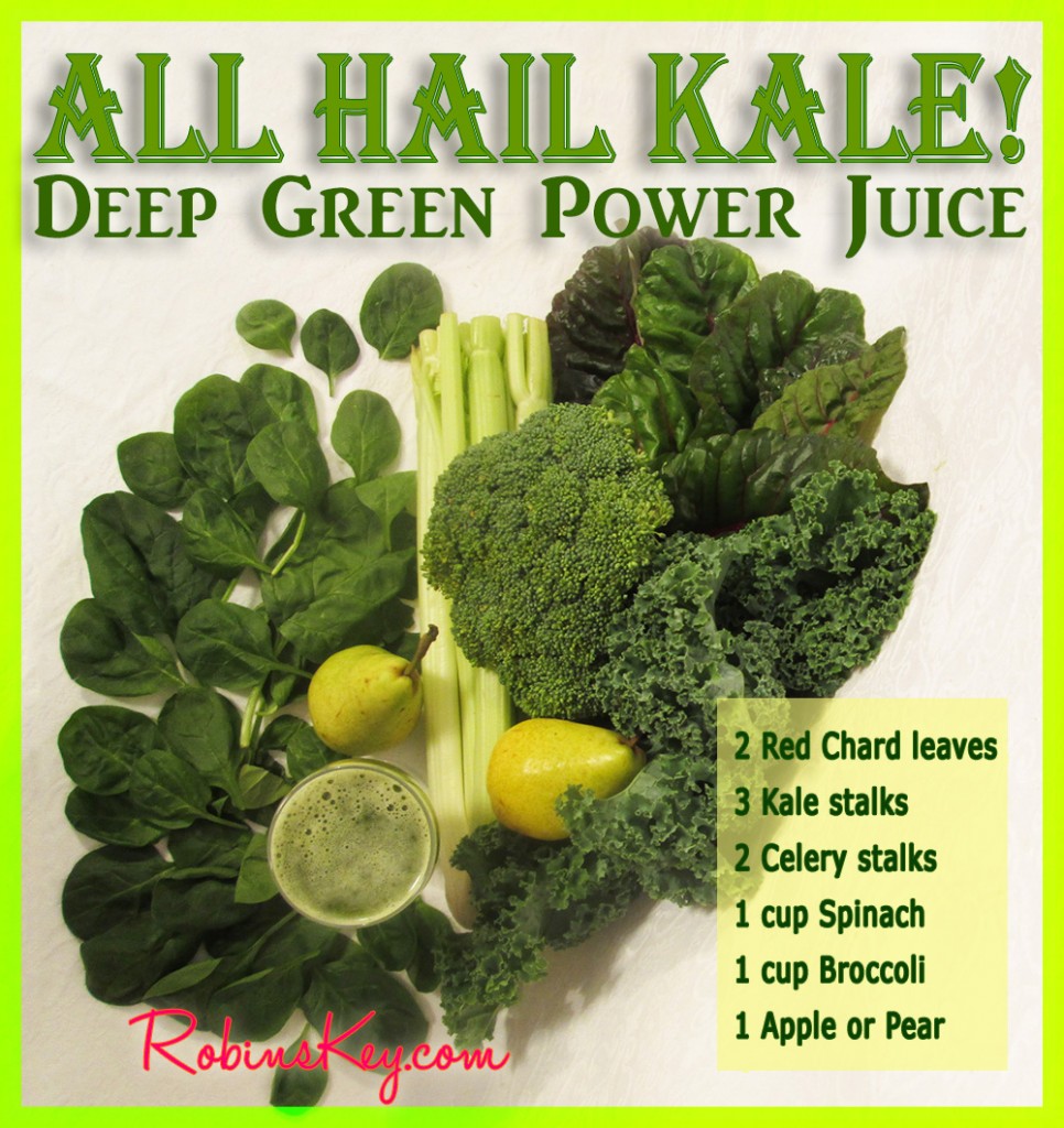 All Hail Kale Deep Green Power Juice