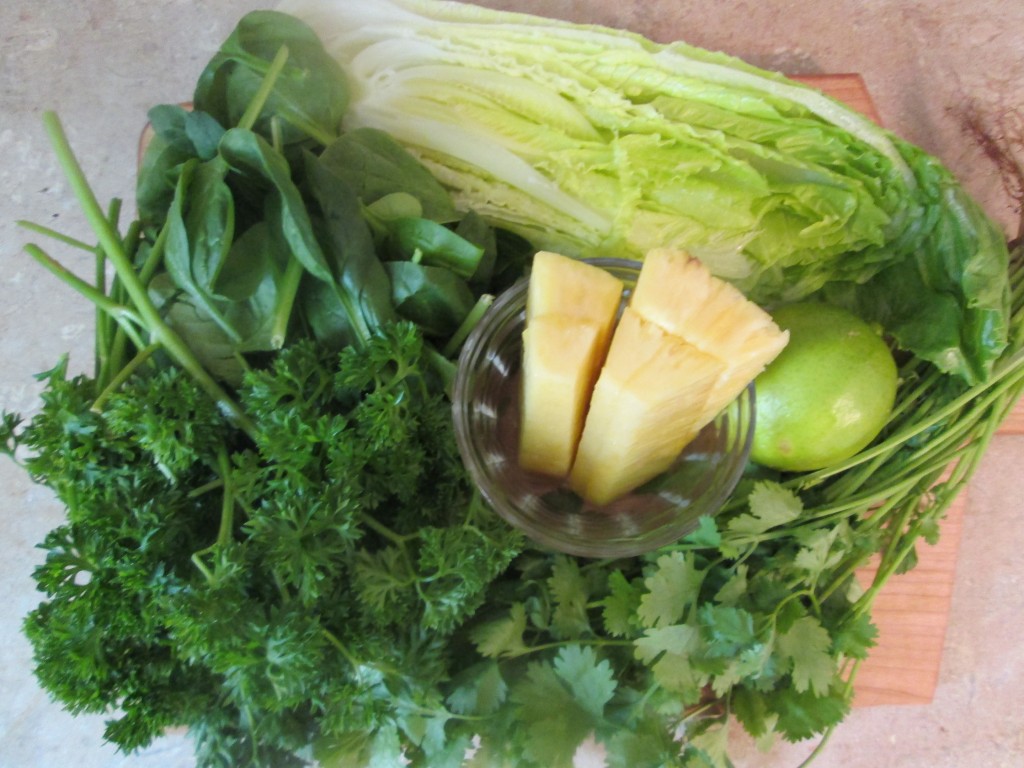 Thai Green Juice Recipe- ingredients