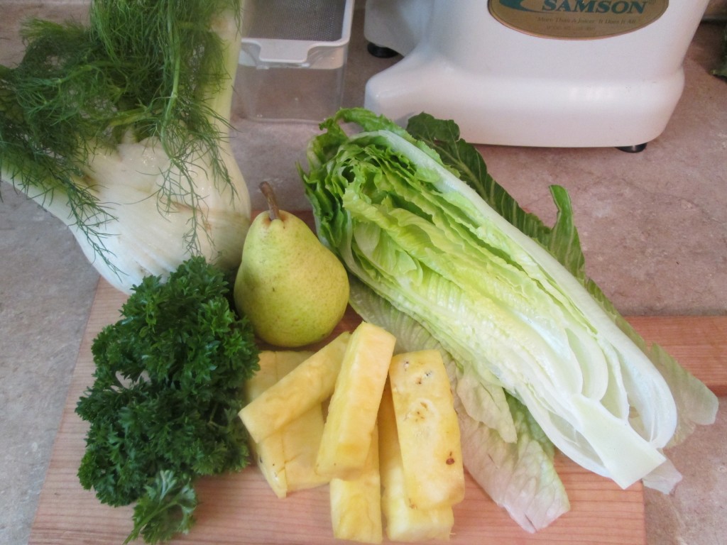 Wild Thing Green Juice Recipe - ingredients