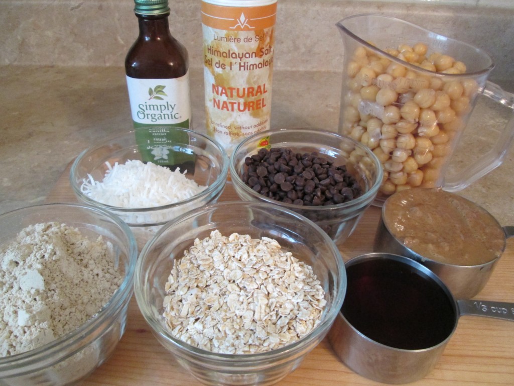 Chickpea Protein Energy Balls - ingredients