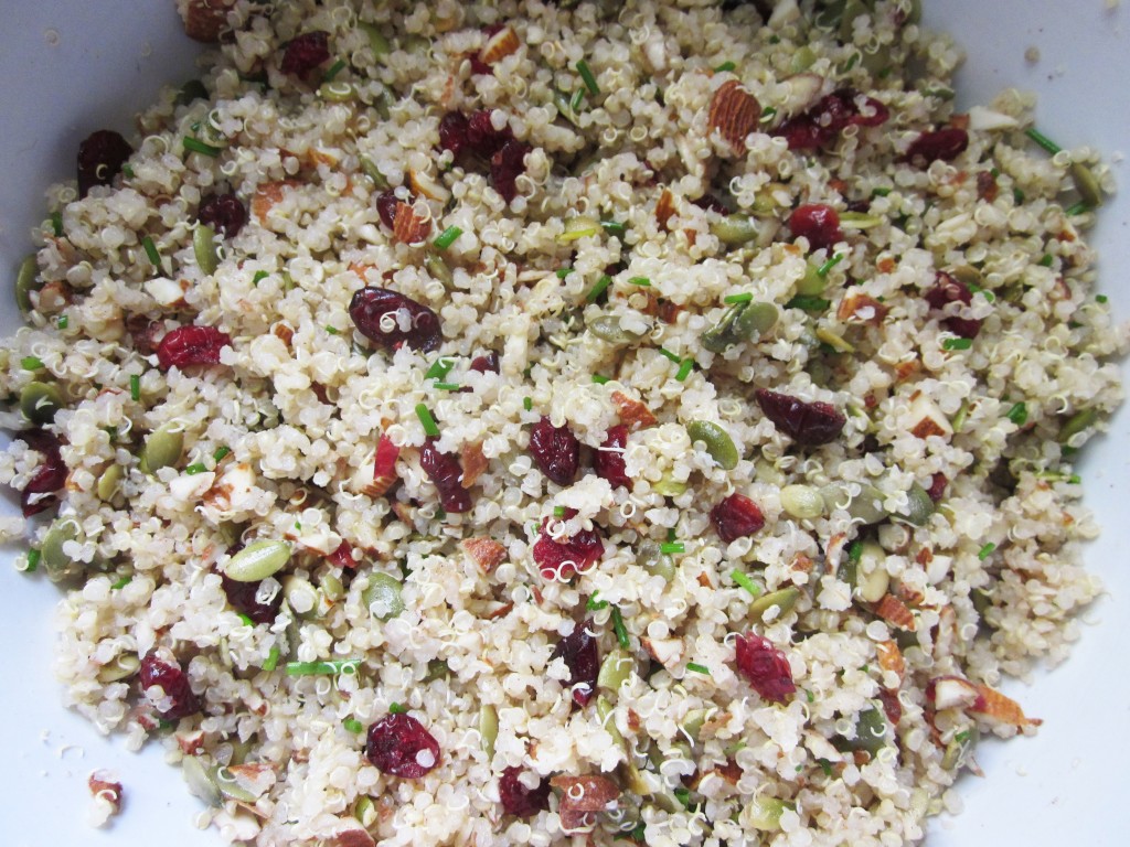 Cranberry Almond Quinoa Salad 