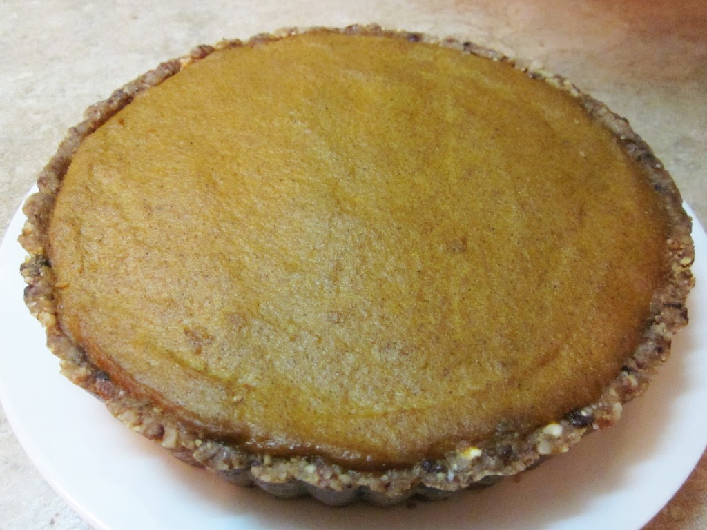 Raw Pumpkin Pie