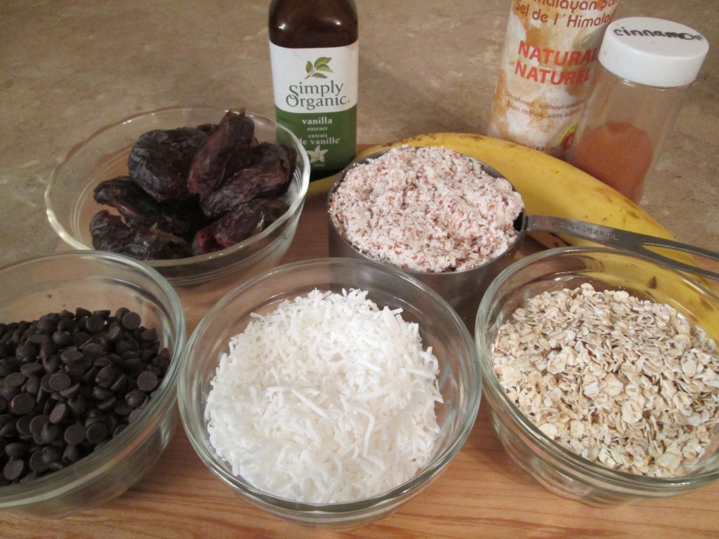 Oatmeal, Coconut Date Cookies Recipe - ingredients