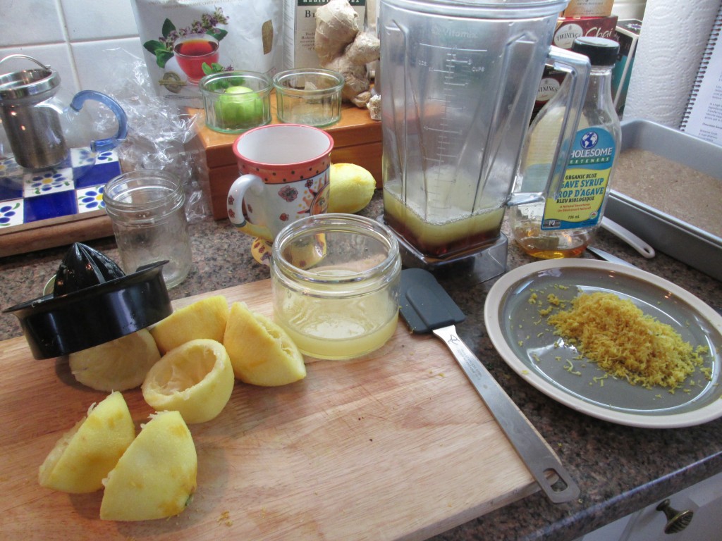 Luscious Lemon Squares Recipe - 1 prepping lemon