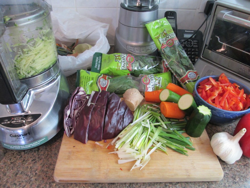 Spring Rolls prep